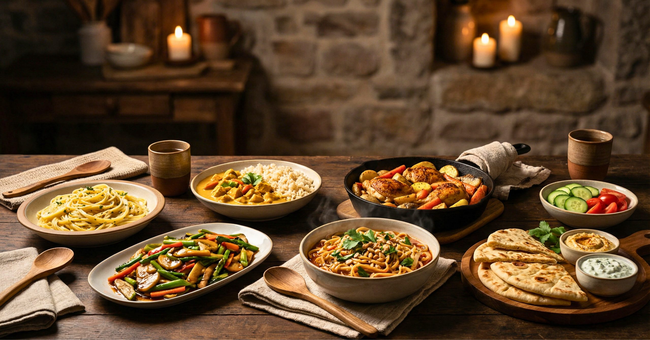 7 Easy Weeknight Meals Inspired by World Cuisines